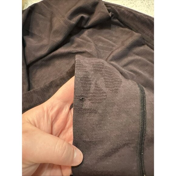 Lululemon Swiftly Tech Long Sleeve Crew Black Cherry / Black Size 4 - Picture 8 of 8